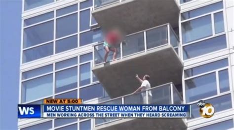 Video ‘kick Ass 2 Stuntmen Stop Suicidal Woman From 14 Story Jump