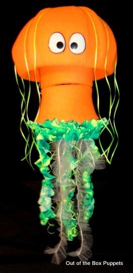 Blacklight Deluxe Jellyfish Puppet Out Of The Box Puppets