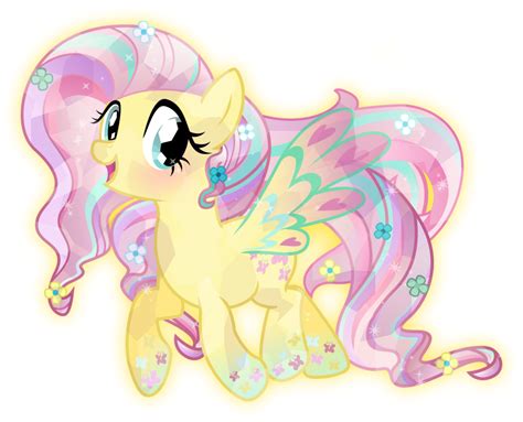 Rainbow Power Crystal Fluttershy By Theshadowstone On Deviantart My