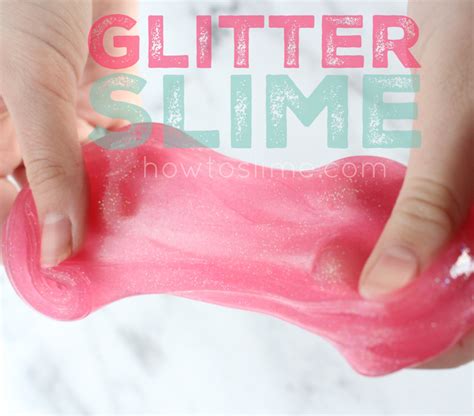 How To Make Clear Glitter Slime How To Slime