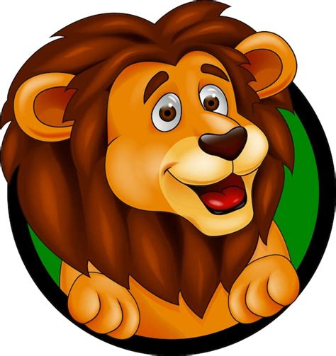Premium Vector Cartoon Lion