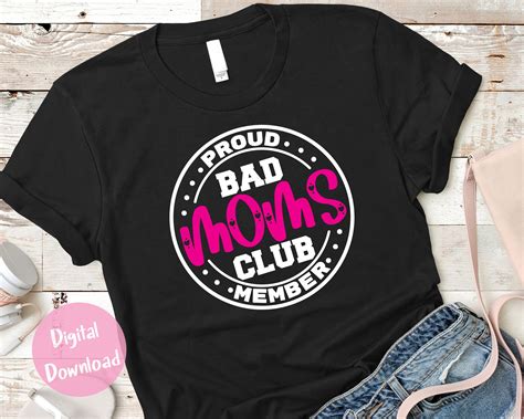 bad moms club svg png dxf eps files for cricut funny mom etsy