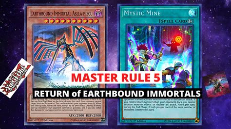 Yu Gi Oh Return Of The Earthbound Immortal Deck Profile Master Rule 5 April 2020 Banlist