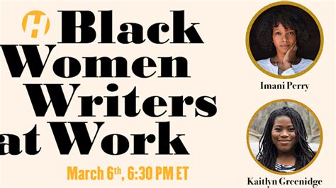 Black Women Writers At Work Department Of African American Studies