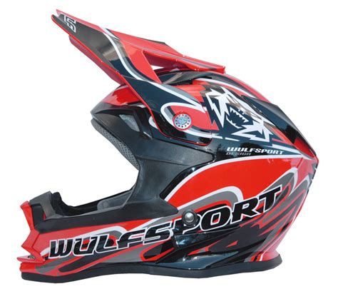 Wulfsport Cub K2 Helmet Red Motoworld