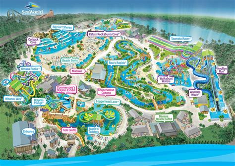 This map was created by a user. Park Map | Aquatica Orlando | Sea World Parks, Florida | Pinterest | Amusement parks, Seaworld ...