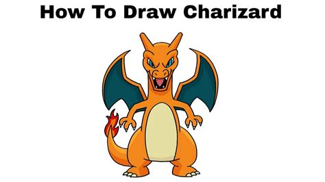 How To Draw Charizard Pokemon Step By Step Youtube