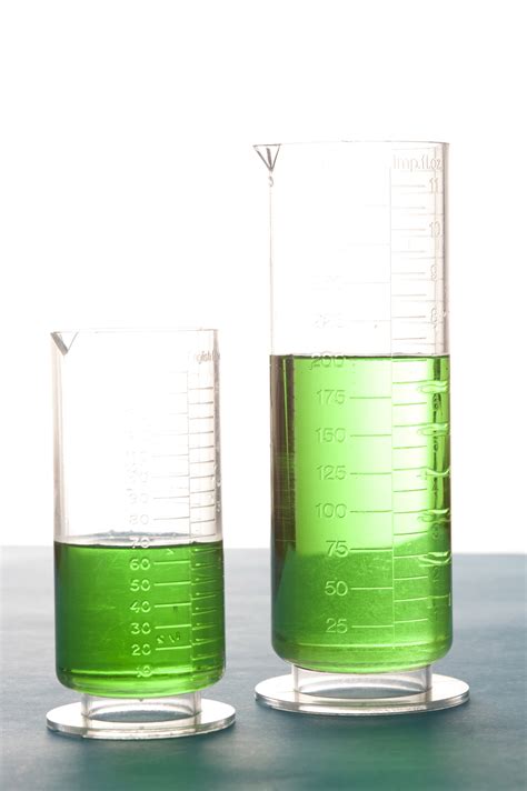 Free Stock Image Of Two Measuring Cylinders In A Chemistry Laboratory