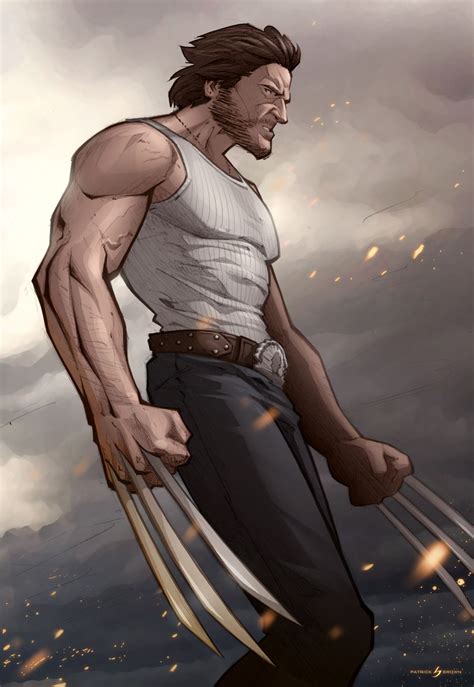 Movie Fan Art By Patrick Brown Wolverine Artwork Wolverine Art