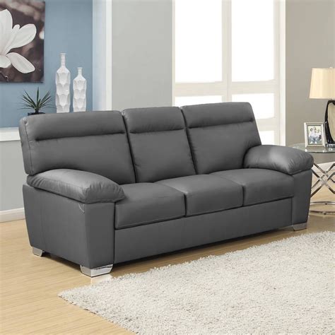 15 Best Ideas Charcoal Grey Leather Sofas
