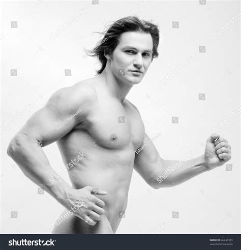 Muscular Sexy Man Naked Torso Stock Photo 46243399 Shutterstock