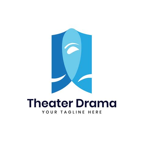 Theater Mask Logo Vector Art Icons And Graphics For Free Download