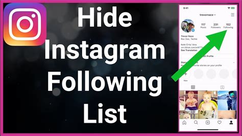 How To Hide Instagram Following Followers List YouTube
