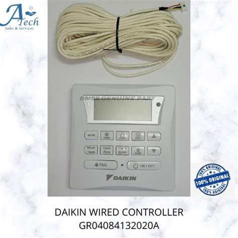 Daikin Wired Controller Slm C W Meter Wire Gr A Shopee