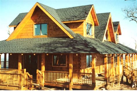 Manufacturing log homes since 1987. Exterior Log Home & Cabin Pictures: Battle Creek Log Homes ...