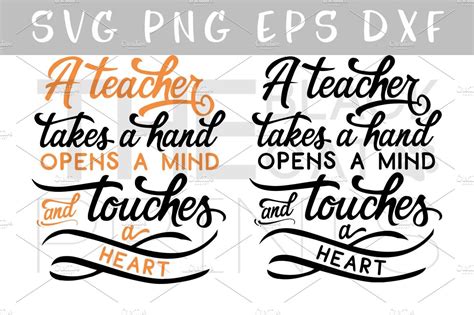 Teacher quote SVG PNG EPS DXF ~ Illustrations ~ Creative Market
