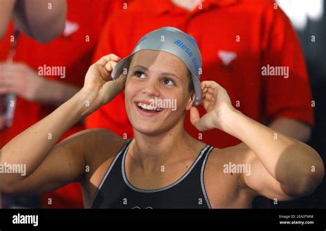 Laure Manaudou During The French Swimming Championships In Nancy On