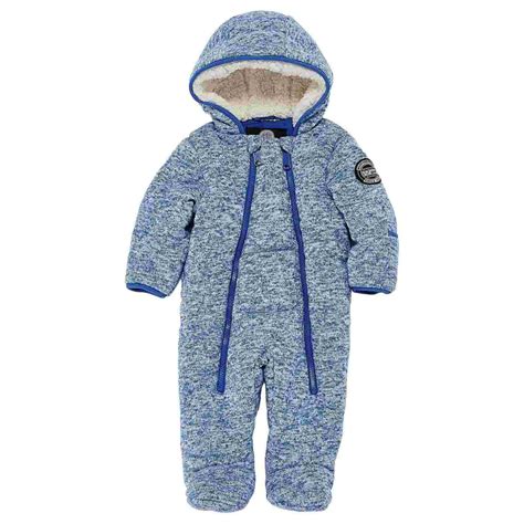 Weatherproof Weatherproof Infant Boys Blue Speckle Snowsuit Bunting