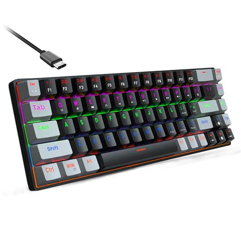 Buy Intendvision Mechanical Keyboard 68 Keys Anti Ghosting Wired Rgb