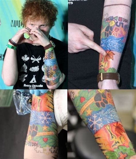 Ed sheeran is known for his smash hit singles like 'thinking out loud', 'shape of you', and 'perfect'. ed sheeran tattoos on Tumblr