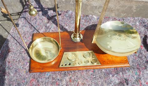 Antiques Atlas Quality Set Of Victorian Brass Grocers Scales