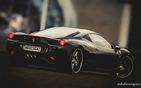 Ferrari Wallpaper Black Background