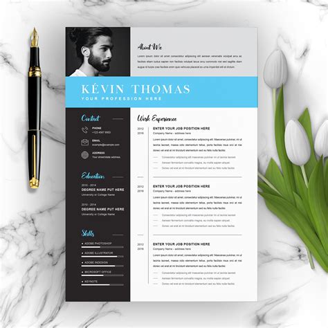 Word Resume Template 4 Pages Creative Cover Letter Templates