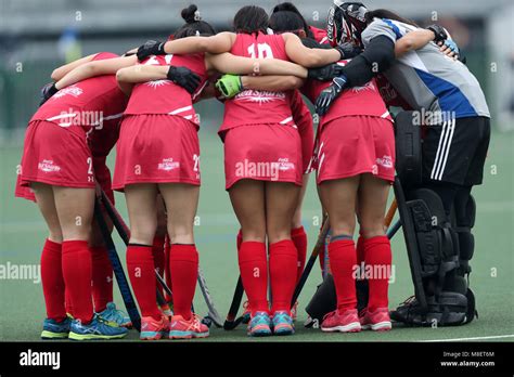 Coca Cola Red Sparks Team Group March 16 2018 Hockey Womens