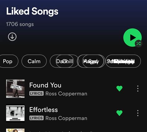 Genres And Mood Filter For Liked Songs Not Scrolli The Spotify