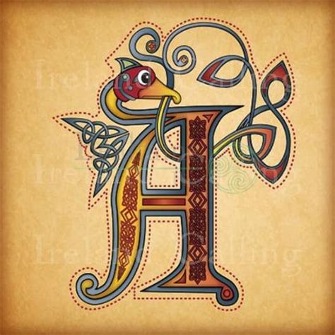 These Stunning Celtic Letters Are Based On The Illuminated Letters Used