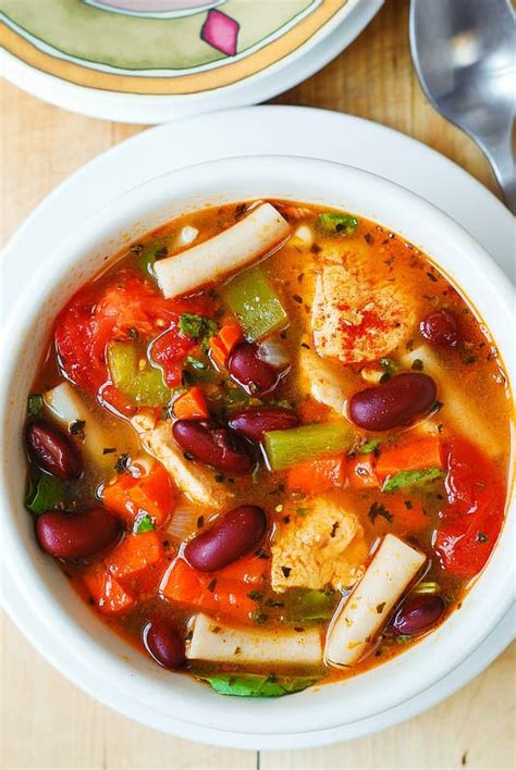 This chicken vegetable soup recipe contains only 133 calories, 5g of net carb per serving, therefore it is. Chicken Vegetable Soup with Pasta - Julia's Album