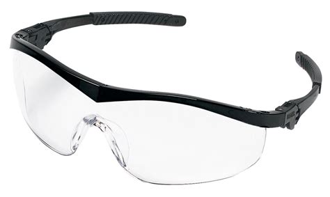 mcr crews storm safety glasses w clear lens