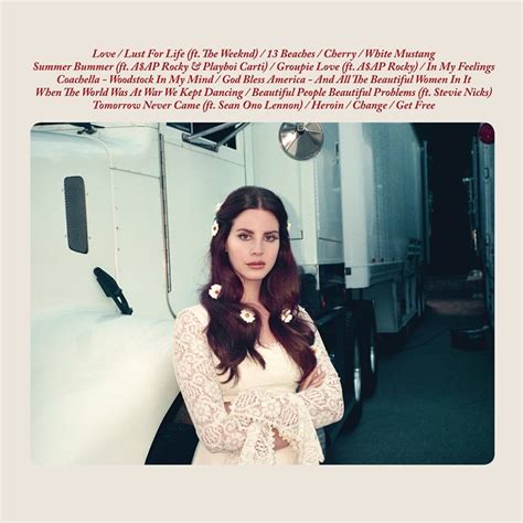 Lana Del Rey Album Cover Poster