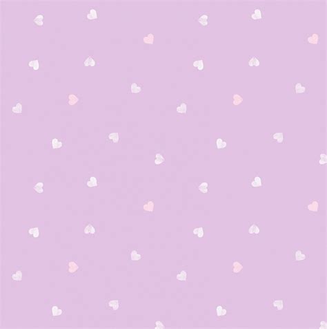 Pastel Lilac Purple Pearlescent Love Heart Girls Kids