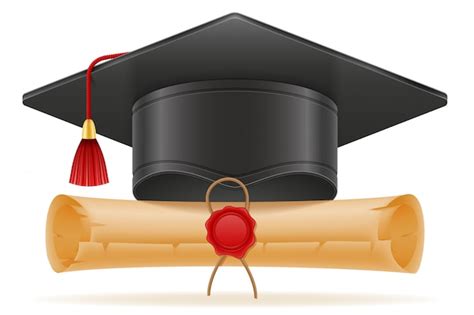 Illustration Du Chapeau De Graduation Télécharger Des Vecteurs