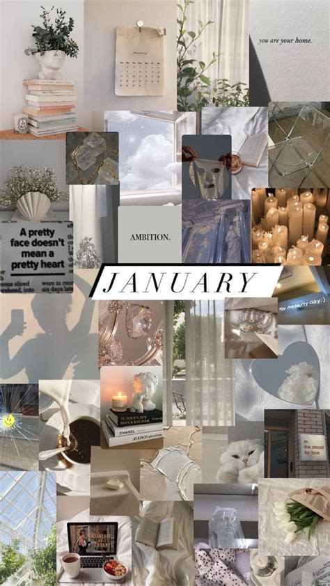 Calendar Aesthetic January Wallpaper Iphone Wallpaper Classy Winter