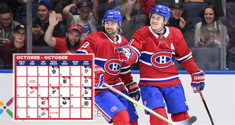 Todas las predicciones de los distribuciónes distribución externos. Calendrier 2018-2019 du Canadien de Montréal - Le 7e Match