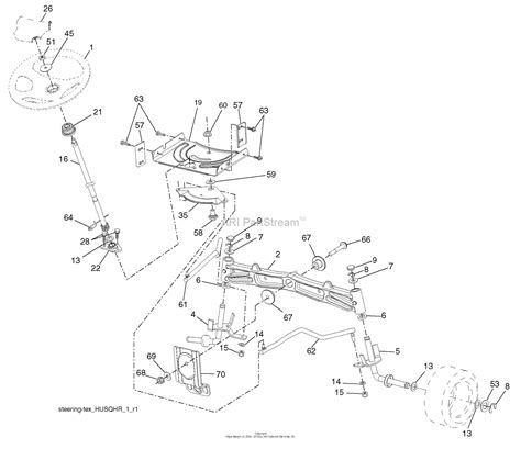 Husqvarna Yth 2242 96043010000 2009 10 Parts Diagram For Steering