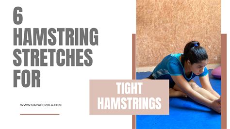 Easy Hamstring Stretches To Try At Home Nayacerola Fitness And