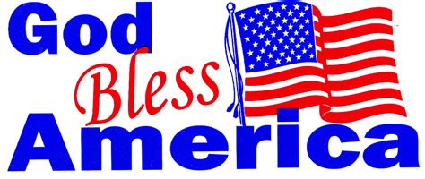 Download God Bless America American Full Size Png Image Pngkit
