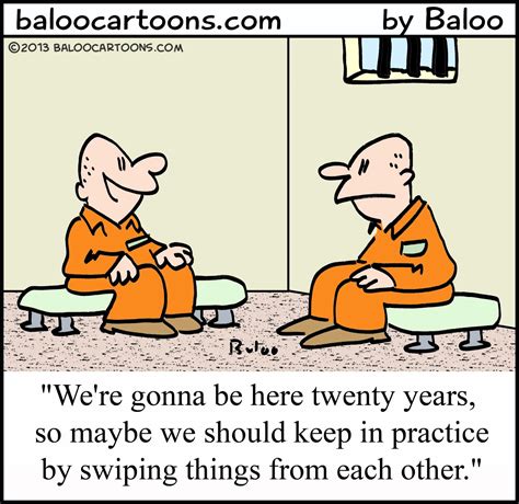 Baloos Non Political Cartoon Blog Prison Cartoon