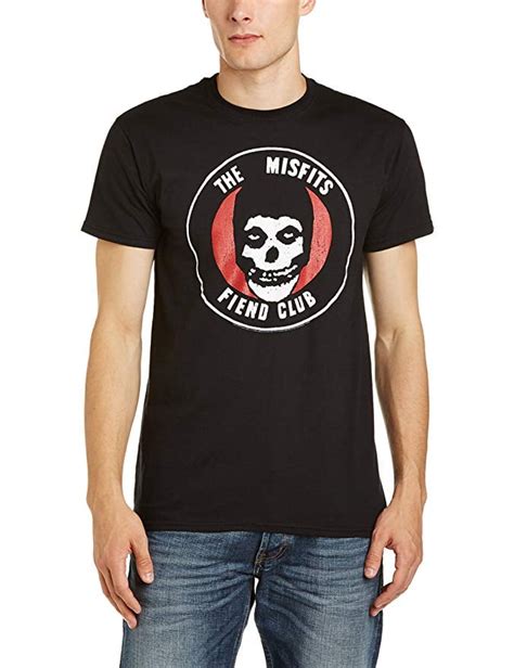 Band Merch Misfits Original Fiend Club Logo Shirt