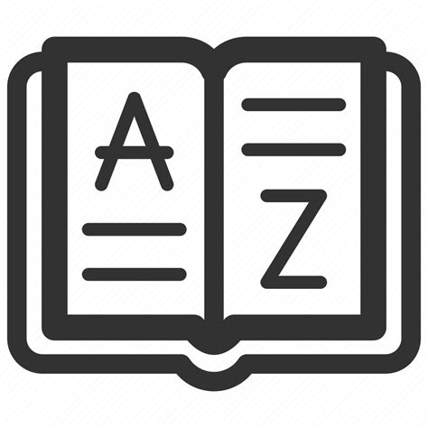 Dictionary Language Book Icon Download On Iconfinder