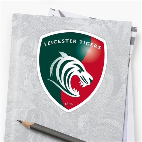 Leicester Tigers Sticker By Bendorse Redbubble