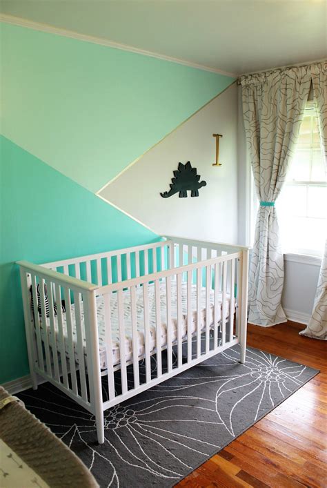 Turquoise and Grey Modern Nursery - Splendry