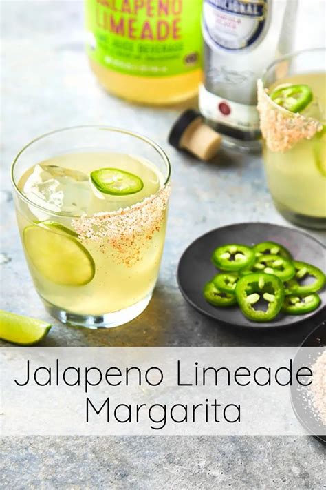 Margarita Recipe Limeade Limeade Drinks Easy Margarita Jalapeno