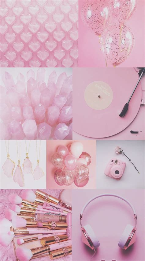 Pastel Cute Aesthetic Collage Wallpapers Pink Wallpaper Hd