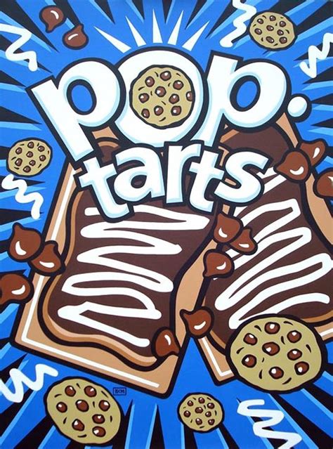 Chocolate Chip Cookie Dough Pop Tarts Pop Art Food Pop Art Images