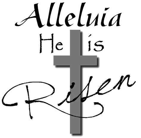 Easter Black And White Religious Clipart Best