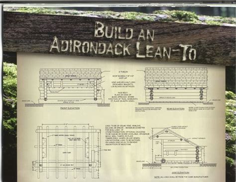 Build An Adirondack Lean To